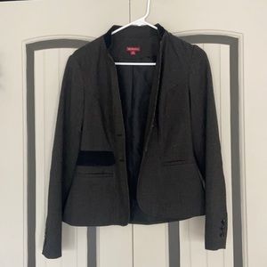 Merona blazer with courdoury detail